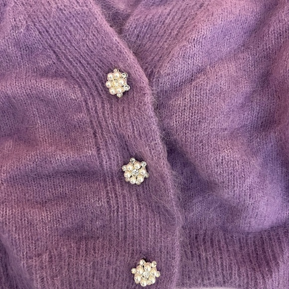 Zara Lavender Cardigan and Top Set - Picture 7 of 8